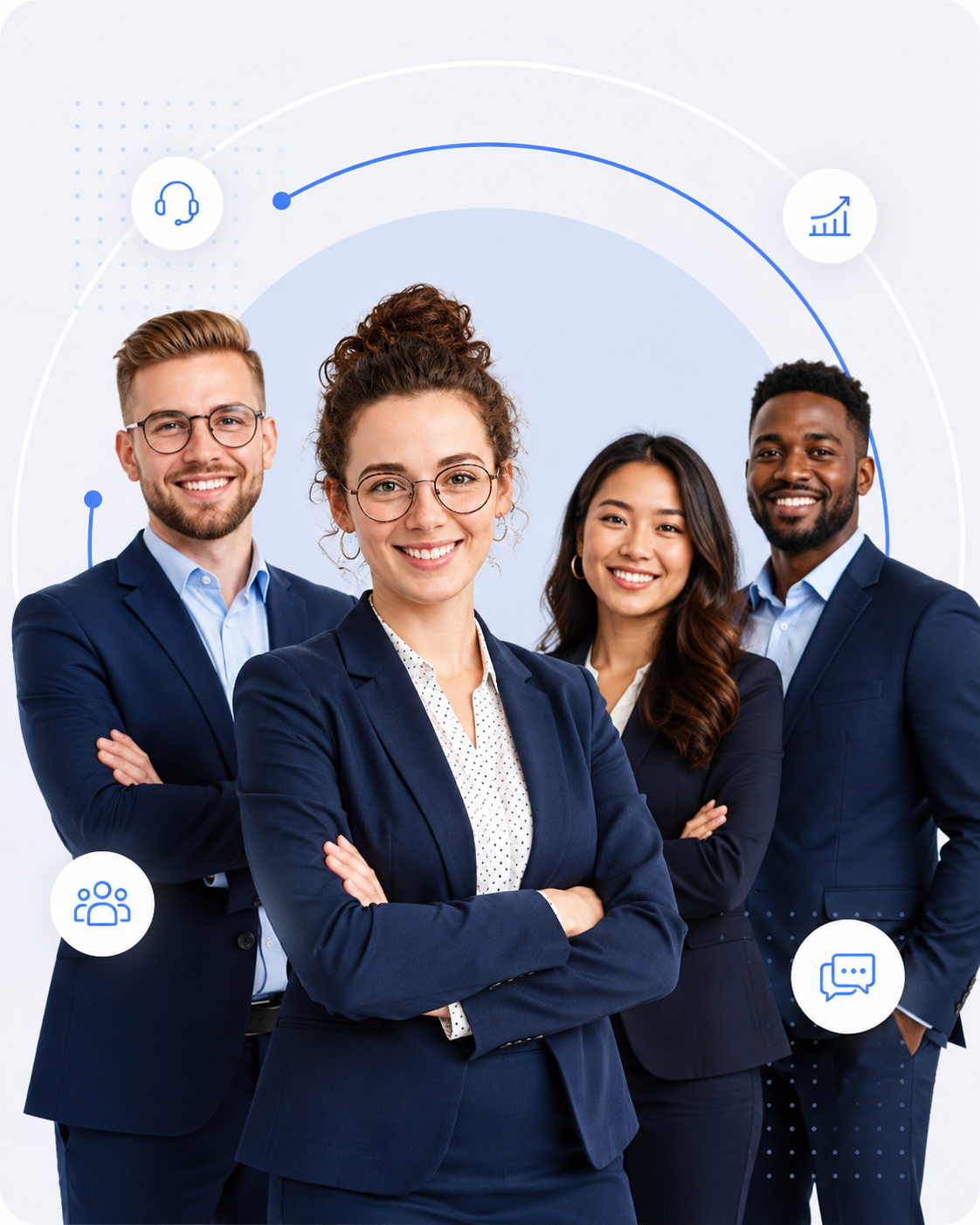 Bansolt sales marketing and customer support team